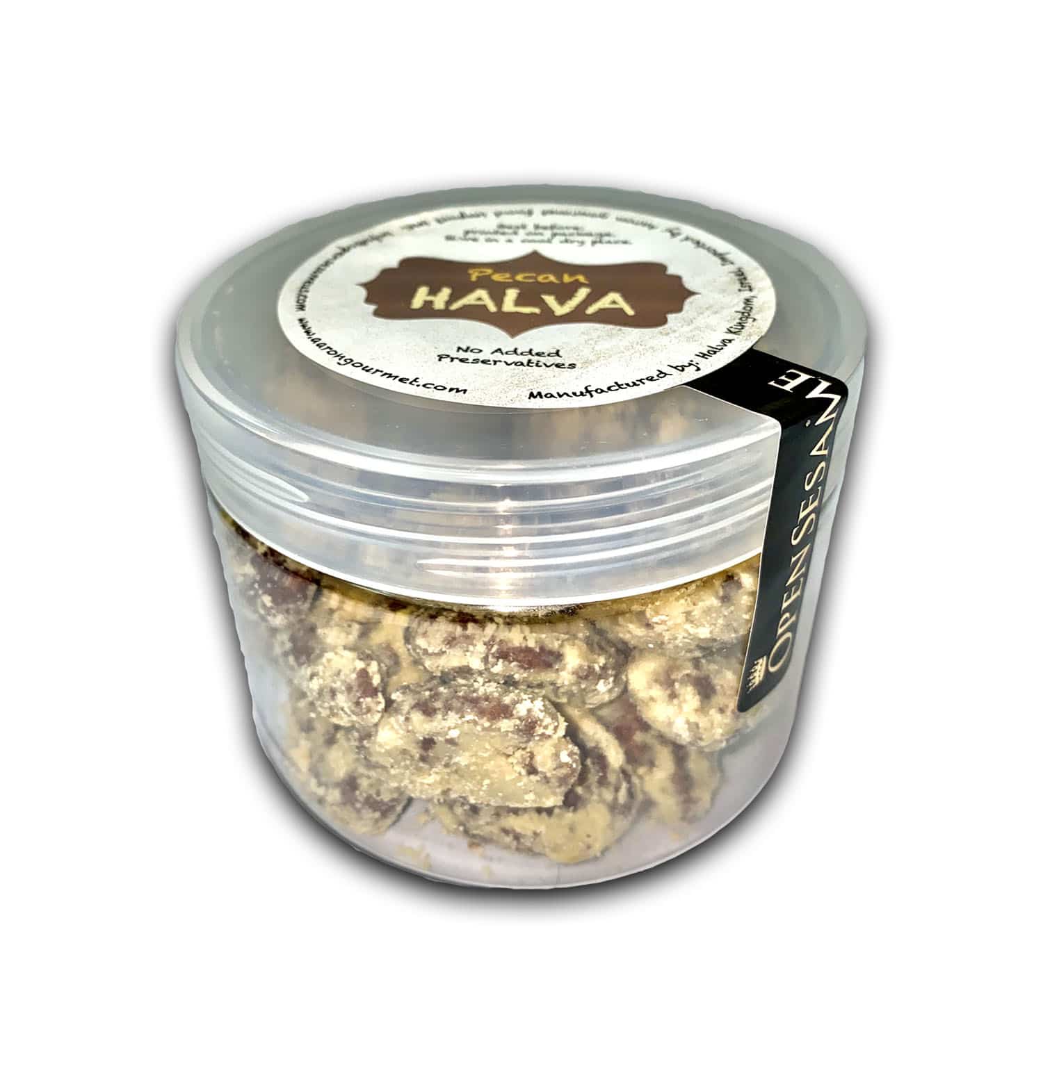 “Pitsouhalvah” Halvah coated sugared pecans ממלכת החלבה חלווה